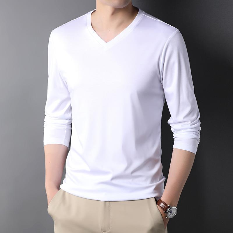 Şık 2023 v yaka uzun kollu Hen - Undershirt Crew Neck incelemesi ve fiyatı