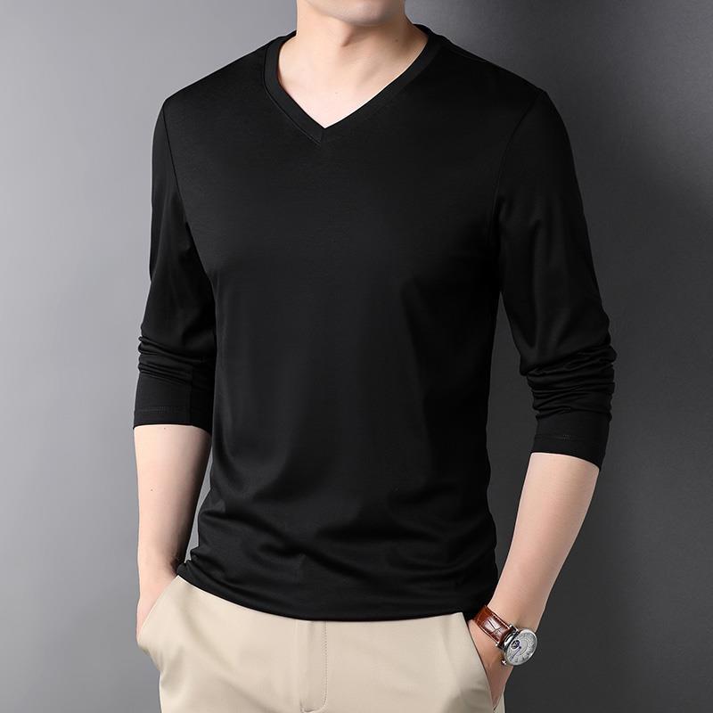 Şık 2023 v yaka uzun kollu Hen - Undershirt Crew Neck incelemesi ve fiyatı