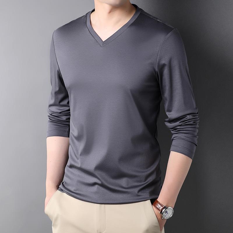 Şık 2023 v yaka uzun kollu Hen - Undershirt Crew Neck incelemesi ve fiyatı